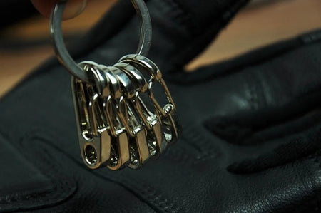 Survival Gear Mini Carabiners - Set of 12