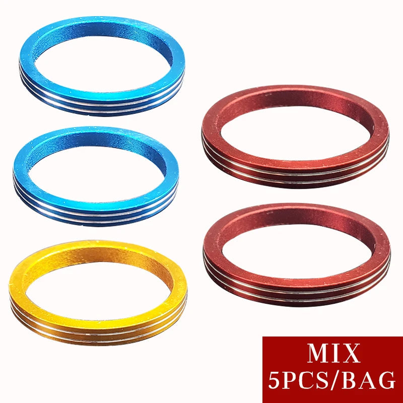 TAKEDO 27# OD 26MM ID 22MM Decorative Butt End Aluminium Ring For Butt Carp Rod Building Component Repair DIY Rod Accessory D