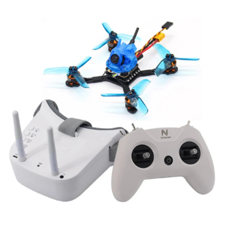 TCMMRC newbie rainbow 1104 motor 8600kv Carbon fiber high-thrust racing drone 720TVL Camera fpv drone 2.5 Inch Fpv Racing Drone
