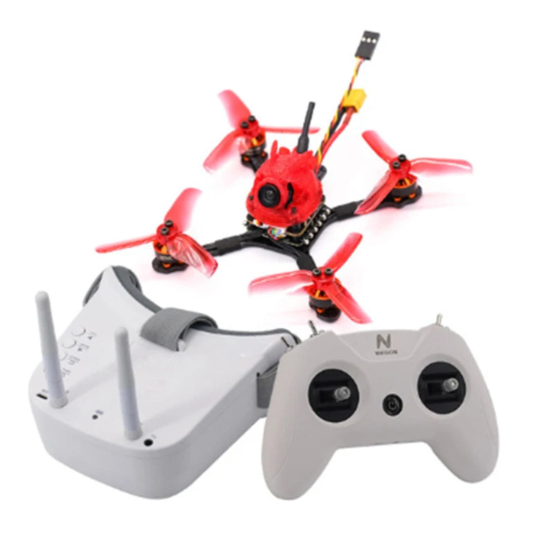 TCMMRC newbie rainbow 1104 motor 8600kv Carbon fiber high-thrust racing drone 720TVL Camera fpv drone 2.5 Inch Fpv Racing Drone