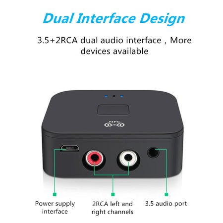 tebe Bluetooth 5.0 NFC Audio Receiver | CD-Lossless Sound Adapter