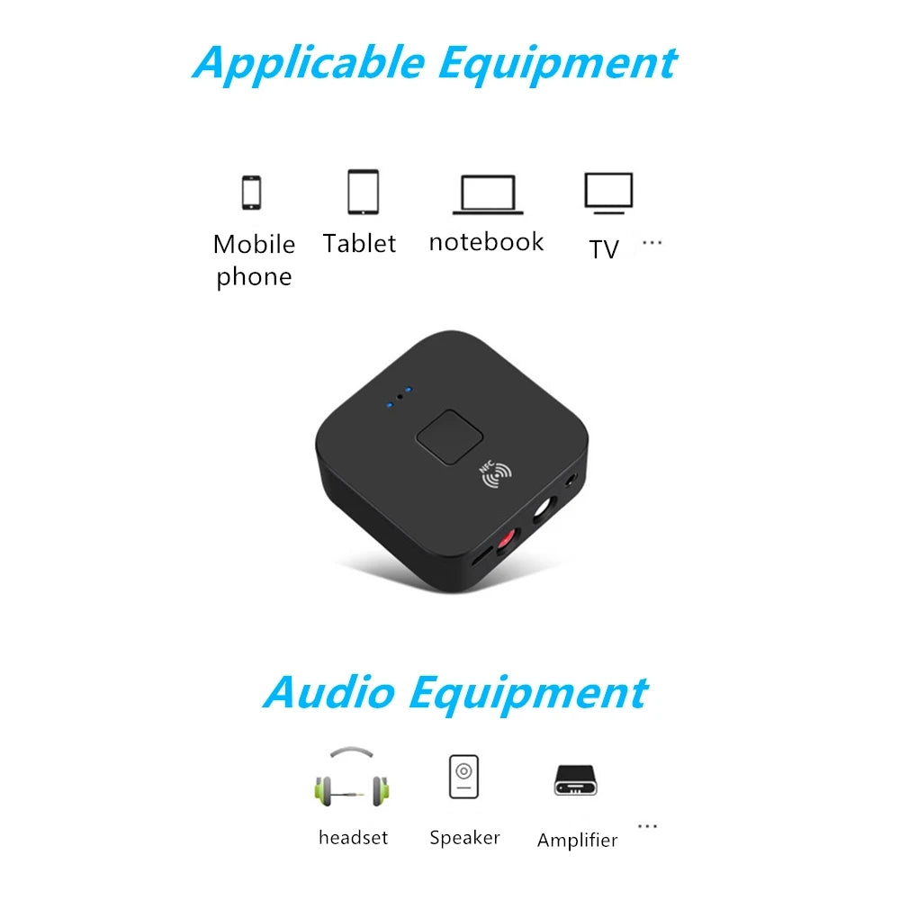 tebe Bluetooth 5.0 NFC Audio Receiver | CD-Lossless Sound Adapter