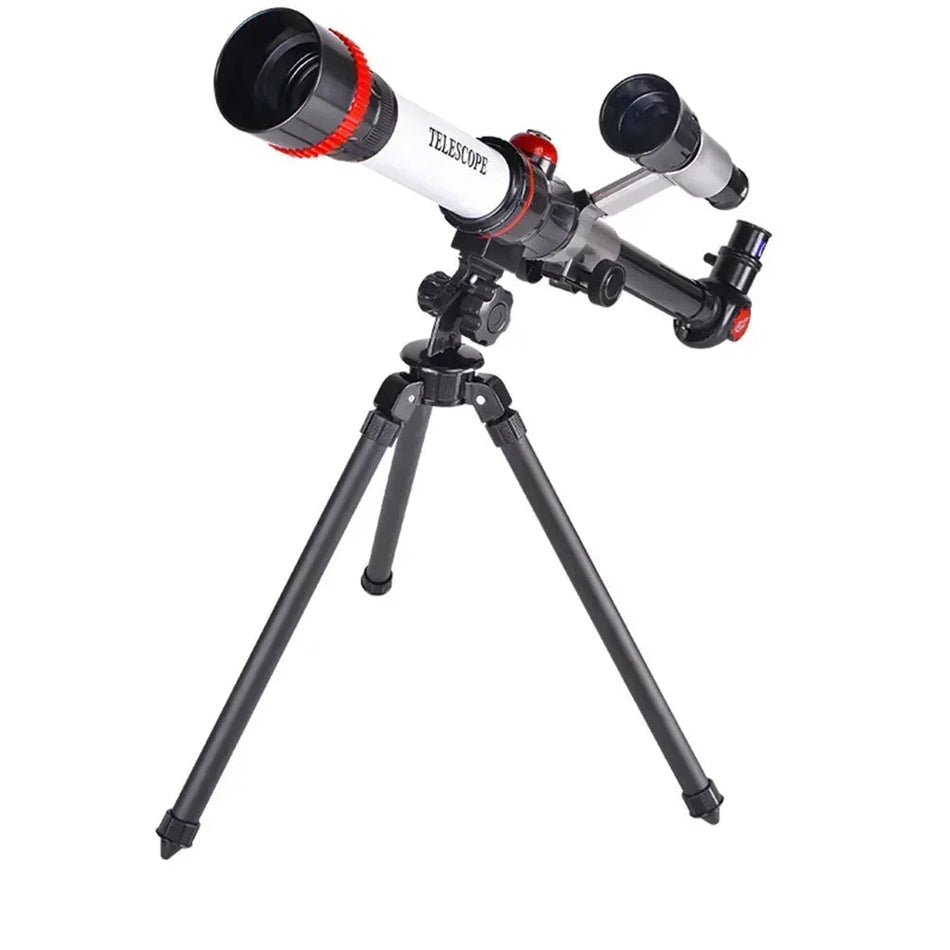 Telescope with High Magnification for Professional Use Space Astronomical Children Sky Watcher Monocular Long Reach Refractor Red