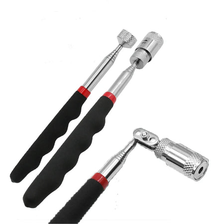 Telescopic Adjustable Magnetic Pick-Up Tools Magnetic Telescopic Magnet Grip Long Pen Telescopic Magnet Stick with LED Light