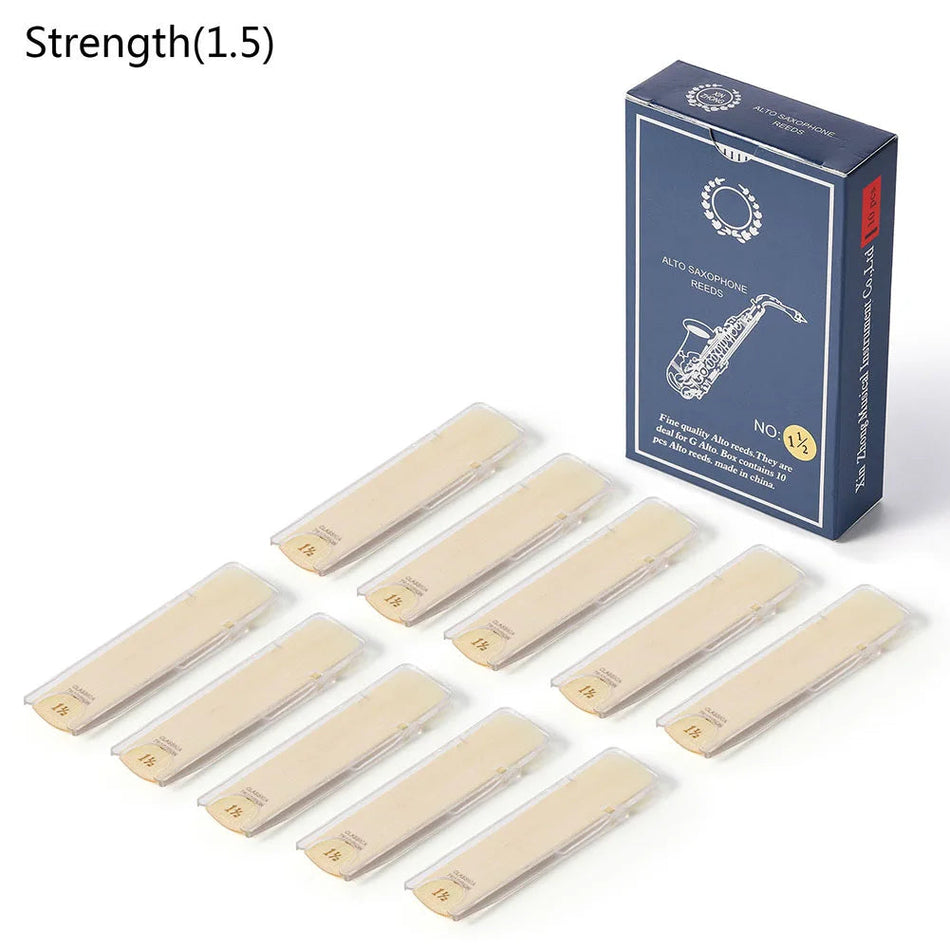 TOOPRE Premium Alto Saxophone Reeds: Strengths 1.0-3.5, Excellent Response, Resistant to Deformation Strength1.5 / CHINA