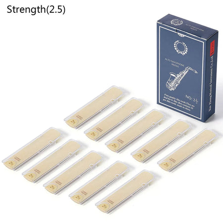 TOOPRE Premium Alto Saxophone Reeds: Strengths 1.0-3.5, Excellent Response, Resistant to Deformation Strength2.5 / CHINA