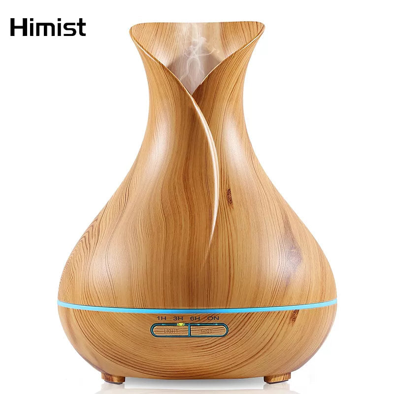 Tranquil Mist Maker 500ML Ultrasonic Air Humidifier with LED Lights