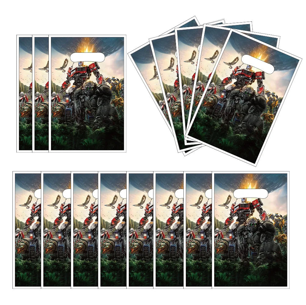 &amp;quot;Transformers Gift Bags Birthday Party Decoration Robots Candy Bags -