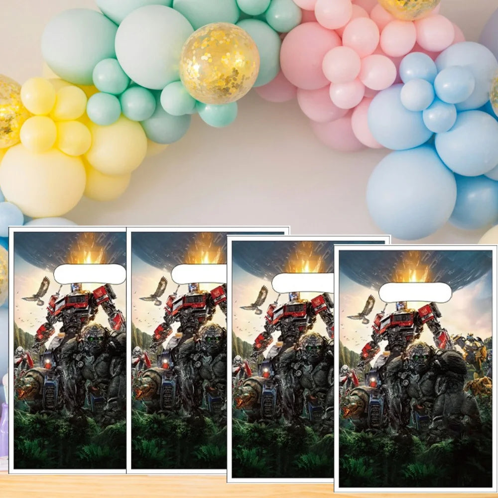 &amp;quot;Transformers Gift Bags Birthday Party Decoration Robots Candy Bags -