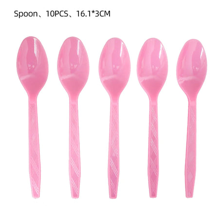 TROLLS Magic Hair Elf Theme Party Supplies Set spoon 10pcs