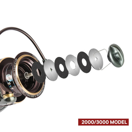 TSURINOYA Jaguar Spinning Fishing Reel with Carbon Drag