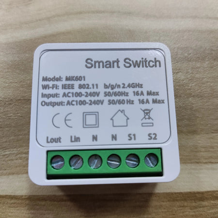 Tuya Mini Wifi Smart Switch Module 16A 2-Way Control Smart Home DIY Light Switches Smart Life wifi switch With Alexa Google Home