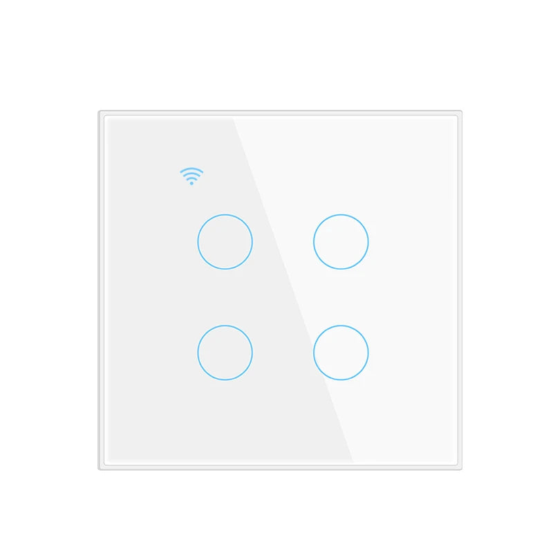 Tuya Smart Life Light Switch WiFi Touch Sensor Smart Switch App Remote Control No Neutral Wire 110V 220V For Alexa Google Home