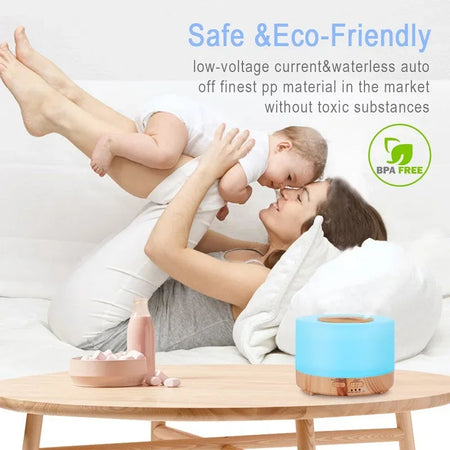 Tuya WiFi Smart Home Humidifier Essential Aroma Oil Diffuser - Effortless Control &amp;amp; Serene Atmosphere