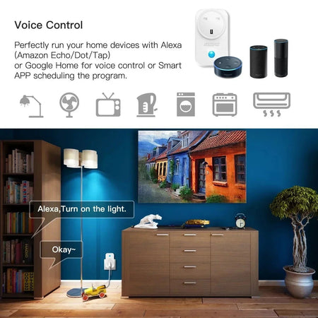 Tuya Wifi Smart Life USB Type C Wall Socket Universal Electrical Plug Outlet Power Touch Switch Wireless by Alexa Google Home