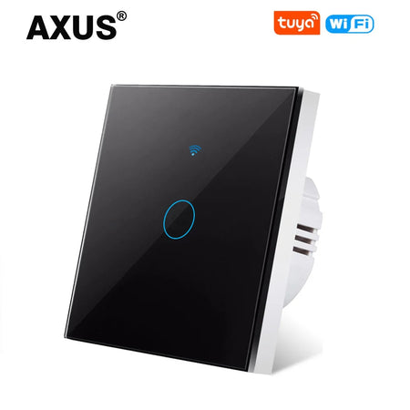 Tuya WiFi Smart Switch Works With Alexa No Neutral Wire Wireless RF433Mhz Remote Wall Touch Sensor Lightes Switch 1/2/3Gang