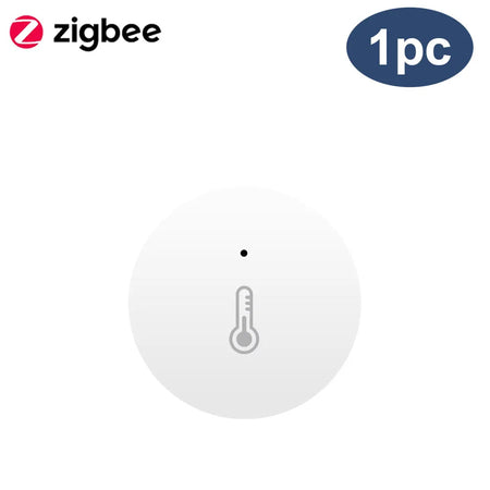 Tuya Zigbee 3.0 Temperature And Humidity Sensor Remote Monitor By Smart Life APP Battery Powered Work With Alexa Google Home
