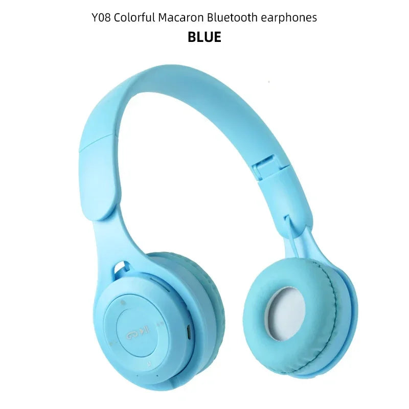 Ucasevew Kids Wireless Bluetooth Headphones  Blue
