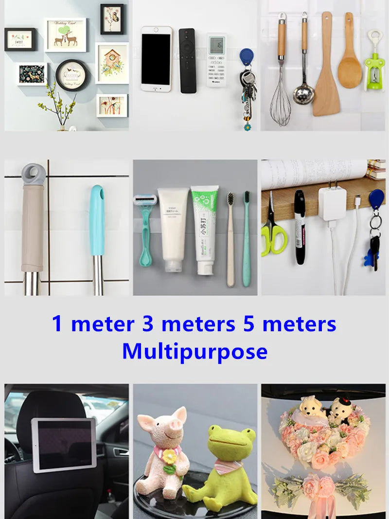 Ultra-strong Double Sided Adhesive 3M Monster Tape 5M Home Appliance Waterproof Wall Stickers Home Improvement Resistant Tapes