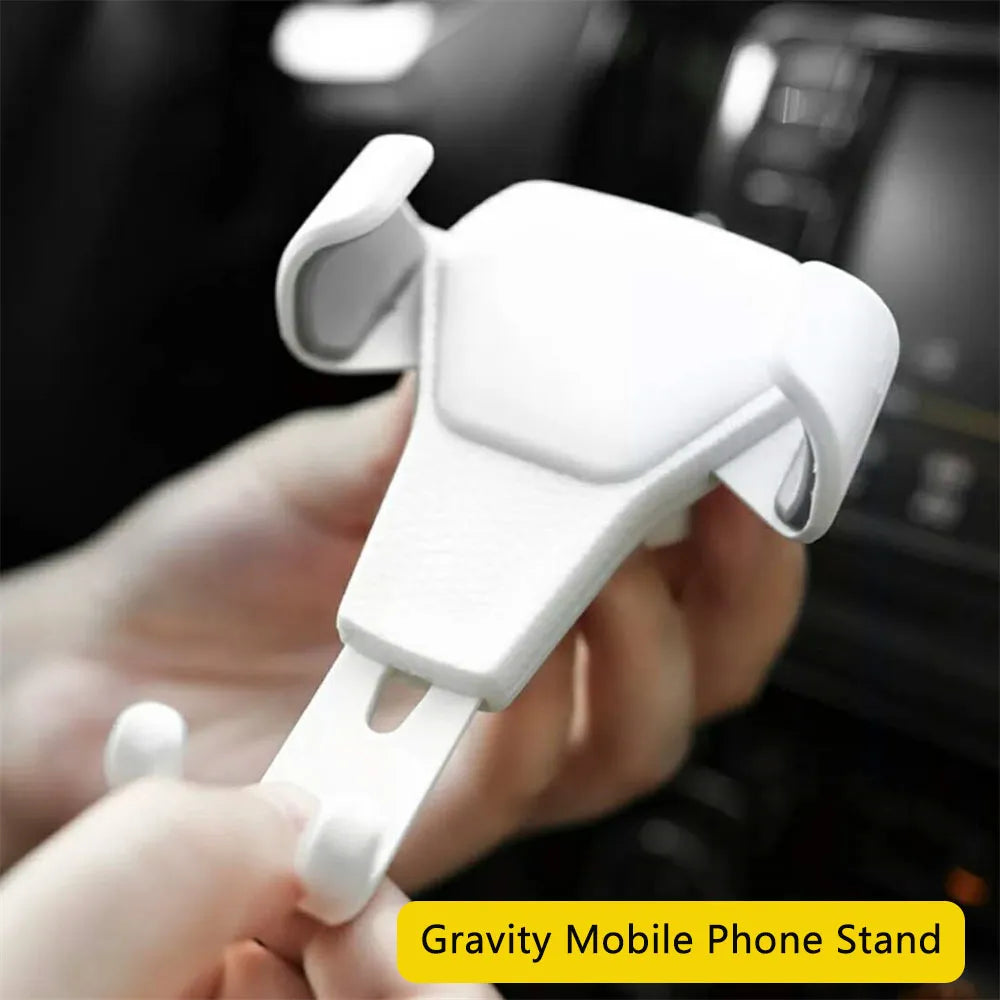 Universal Gravity Auto Phone Holder Car Air Vent Clip Mount Mobile Phone Holder Cell Phone Stand Support For iPhone For Samsung