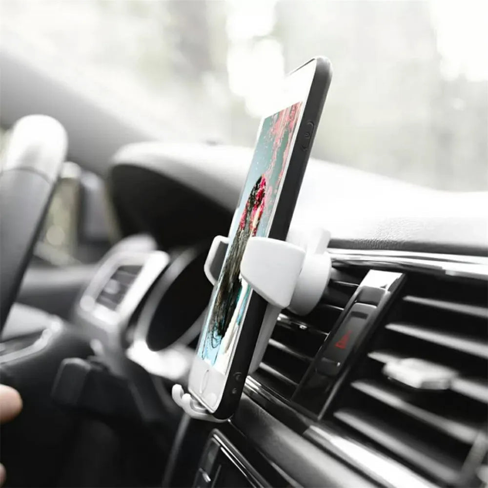 Universal Gravity Auto Phone Holder Car Air Vent Clip Mount Mobile Phone Holder Cell Phone Stand Support For iPhone For Samsung