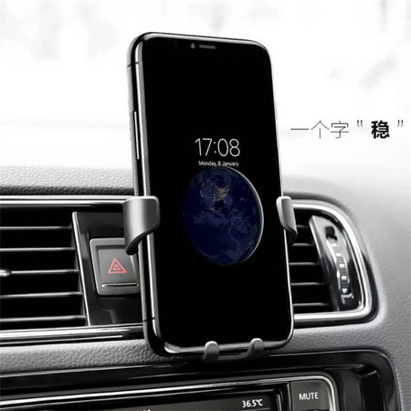 Universal Gravity Auto Phone Holder Car Air Vent Clip Mount Mobile Phone Holder Cell Phone Stand Support For iPhone For Samsung