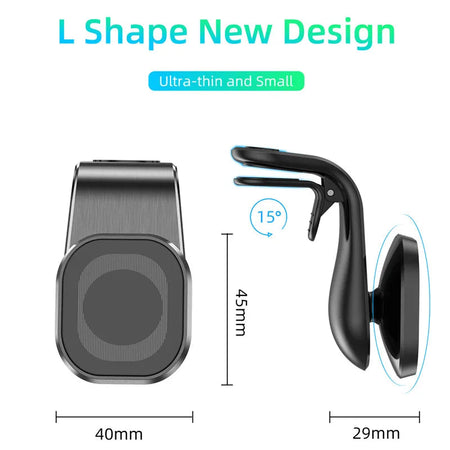 Universal Magnetic Car Phone Holder with 360&amp;deg; Rotation Support for iPhone 14 Samsung Xiaomi - Easy Installation &amp;amp; Secure Hold