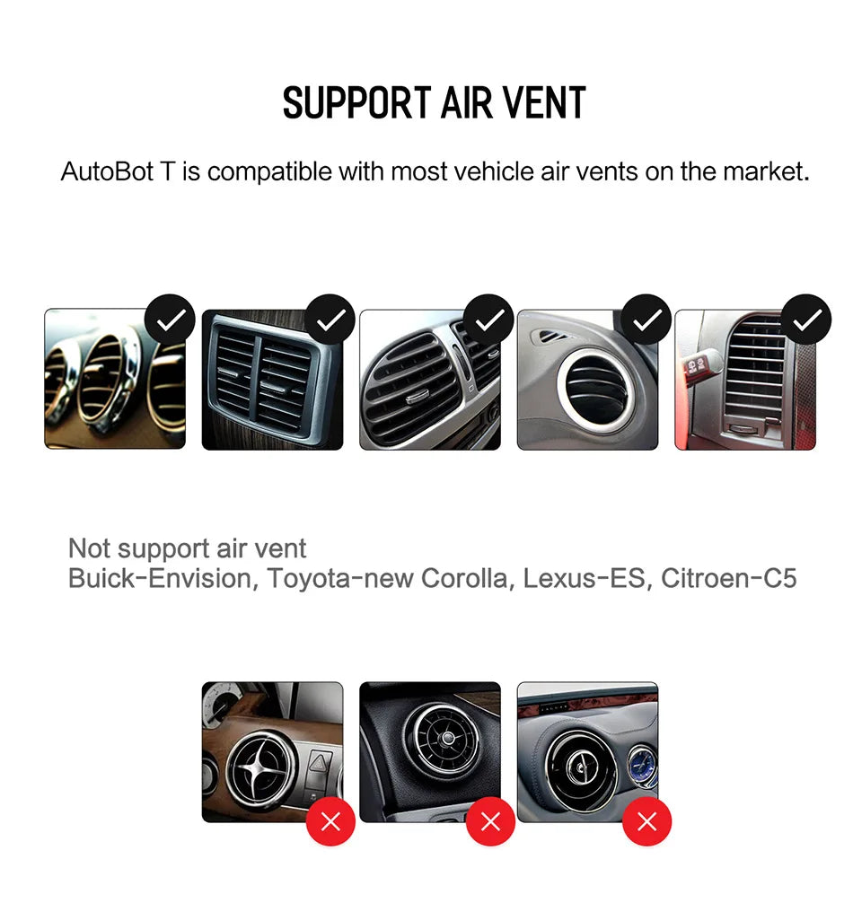 Universal Magnetic Car Phone Holder with 360&amp;deg; Rotation Support for iPhone 14 Samsung Xiaomi - Easy Installation &amp;amp; Secure Hold