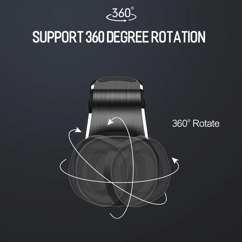 Universal Magnetic Car Phone Holder with 360&amp;deg; Rotation Support for iPhone 14 Samsung Xiaomi - Easy Installation &amp;amp; Secure Hold