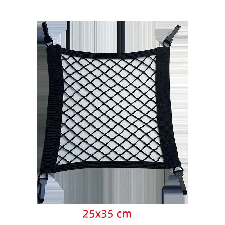 Universal Mesh Cargo Net for Car Storage Car-Net Pocket Storage Stretchable Mesh Pocket Net Wall Sticker Organizer Pouch Bag singlelayer 25x35cm
