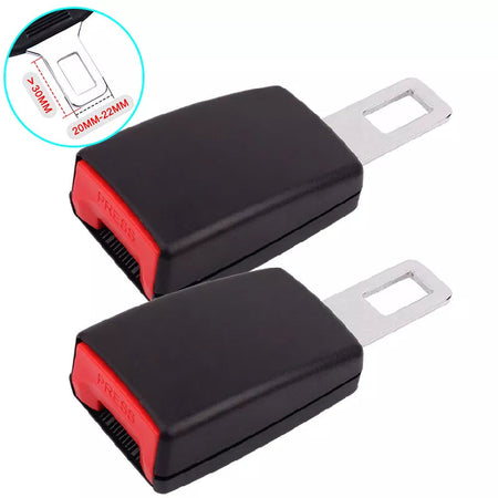 Universal Seat Belt Extender Steel Car Safety Belt Buckle for 20-22MM Tongue Car Seat Belt Clip Extension Plug Buckle Seat belt