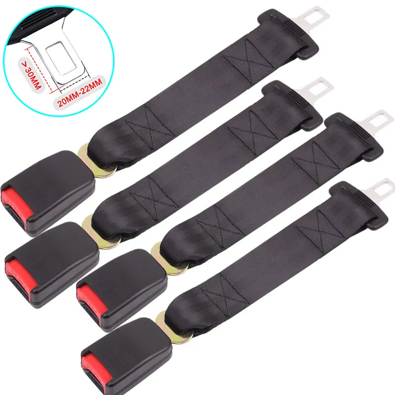 Universal Seat Belt Extender Steel Car Safety Belt Buckle for 20-22MM Tongue Car Seat Belt Clip Extension Plug Buckle Seat belt