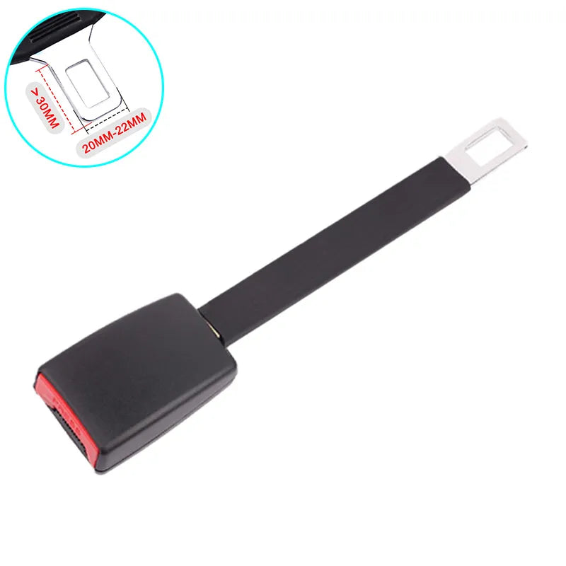 Universal Seat Belt Extender Steel Car Safety Belt Buckle for 20-22MM Tongue Car Seat Belt Clip Extension Plug Buckle Seat belt