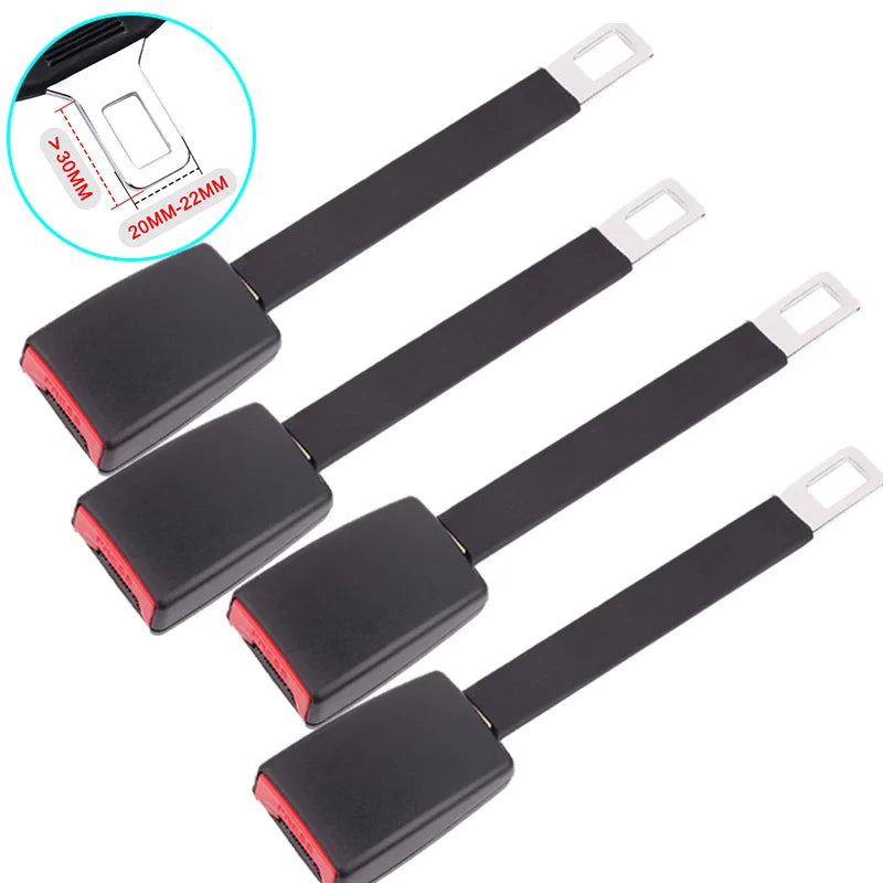 Universal Seat Belt Extender Steel Car Safety Belt Buckle for 20-22MM Tongue Car Seat Belt Clip Extension Plug Buckle Seat belt