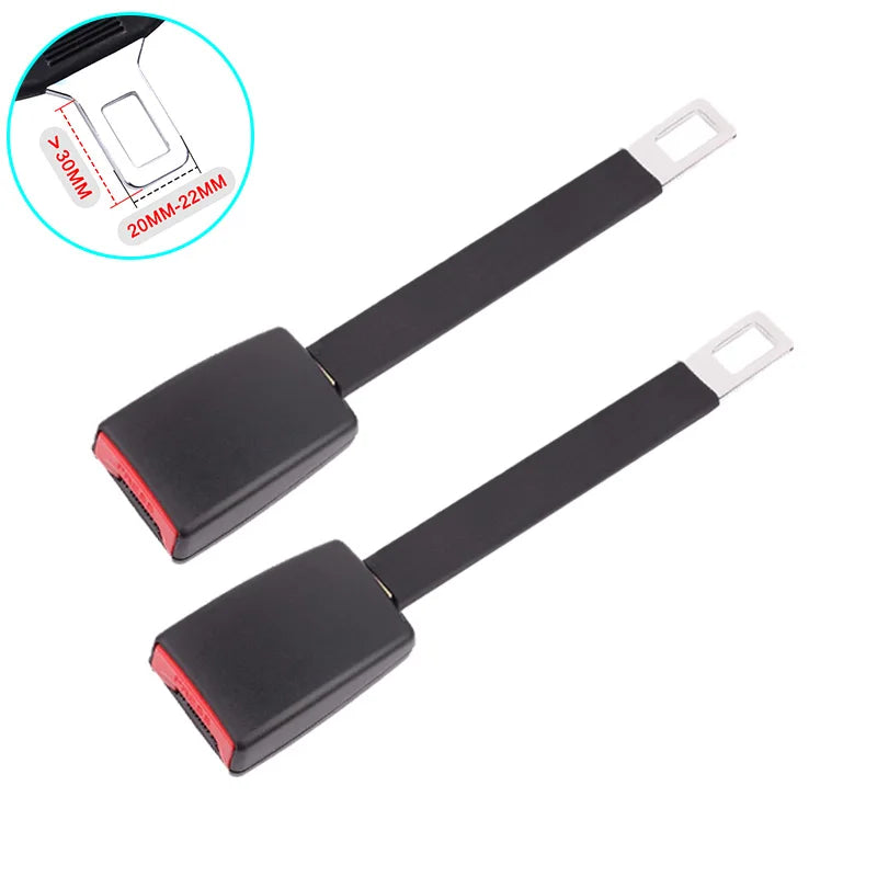 Universal Seat Belt Extender Steel Car Safety Belt Buckle for 20-22MM Tongue Car Seat Belt Clip Extension Plug Buckle Seat belt
