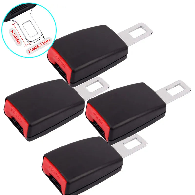 Universal Seat Belt Extender Steel Car Safety Belt Buckle for 20-22MM Tongue Car Seat Belt Clip Extension Plug Buckle Seat belt