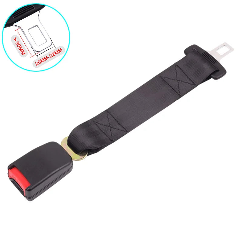 Universal Seat Belt Extender Steel Car Safety Belt Buckle for 20-22MM Tongue Car Seat Belt Clip Extension Plug Buckle Seat belt