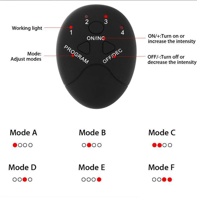 UPUPDay Electric Muscle Stimulator: Abs Stimulator &amp;amp; Body Toner Machine