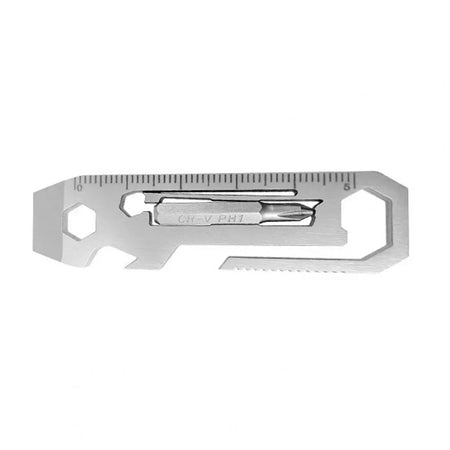 Useful Multitool Card Stainless Steel Outdoor Tool Card Mini 7 in 1 Tool Combination Multitool Card  Hexagon Wrench