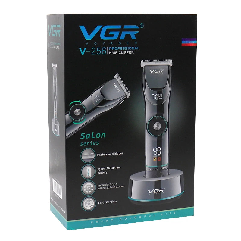 VGRO Professional 15-Speed Electric Hair Trimmer with LCD Display