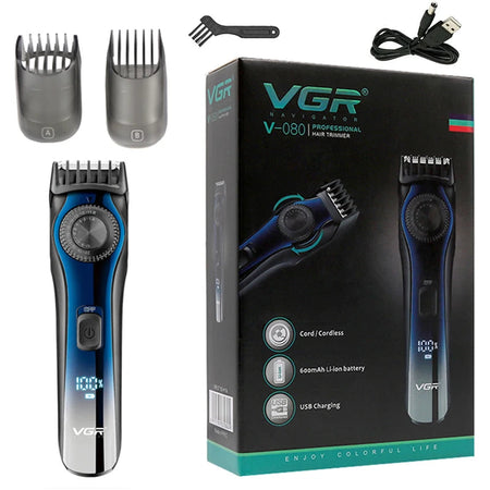 VGRO Professional 15-Speed Electric Hair Trimmer with LCD Display With box 1