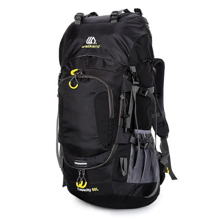 Waterproof 60L Hiking Backpack with Rain Cover - Ideal for Outdoor Adventures
