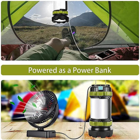 Waterproof Rechargeable Camping Lantern &amp;amp; Power Bank