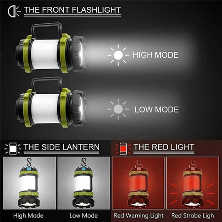 Waterproof Rechargeable Camping Lantern &amp;amp; Power Bank