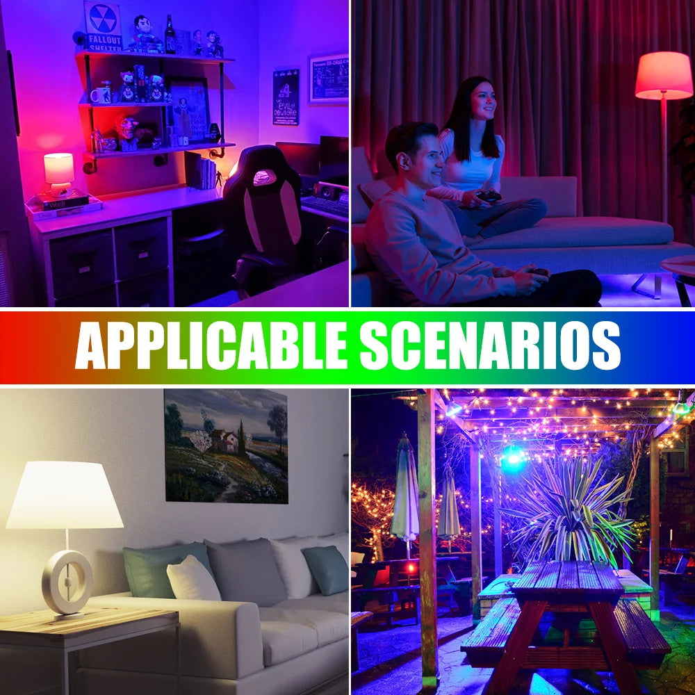 WENNI Smart LED RGB Spotlight Bulb with Remote Control