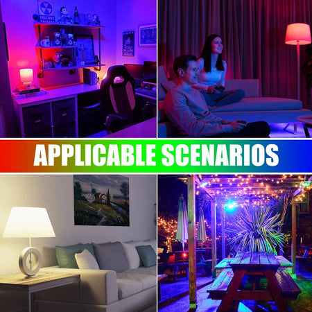 WENNI Smart LED RGB Spotlight Bulb with Remote Control