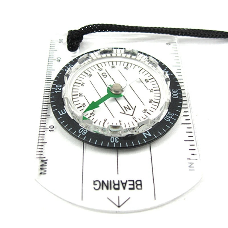 Wilderness survival outdoor equipment professional multi-function compass compass map scale scale compass