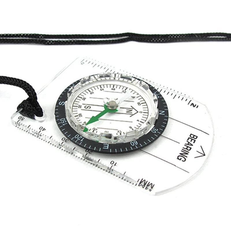 Wilderness survival outdoor equipment professional multi-function compass compass map scale scale compass