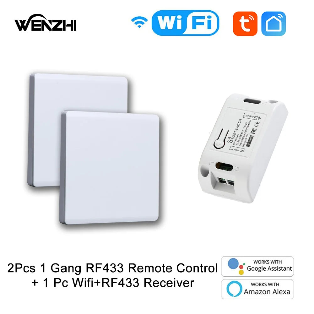 &amp;quot;Wireless Remote Control Smart Light Switch Module&amp;quot; 1Switch2 receiver1 / CHINA