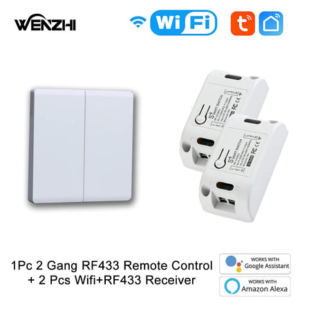 &amp;quot;Wireless Remote Control Smart Light Switch Module&amp;quot; 2Switch1 receiver2 / CHINA